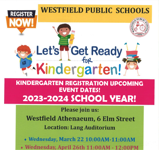 WPS Countdown to Kindergarten Registration at the Westfield Athenaeum