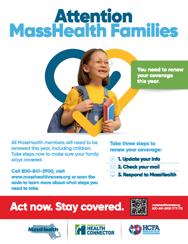 MassHealth Insurance Renewal Westfield High School