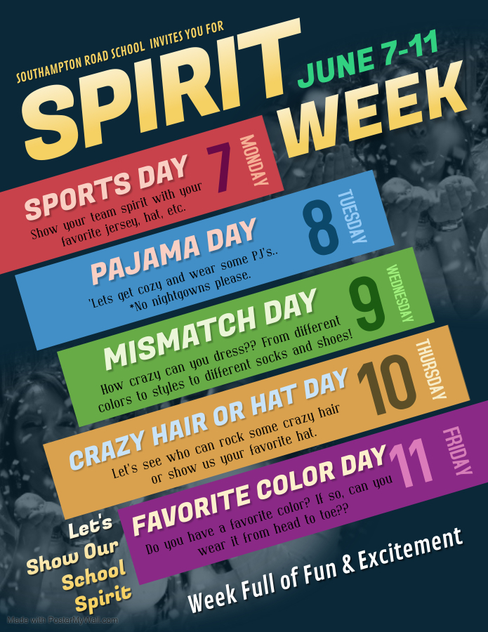 Spirit Week Flyer