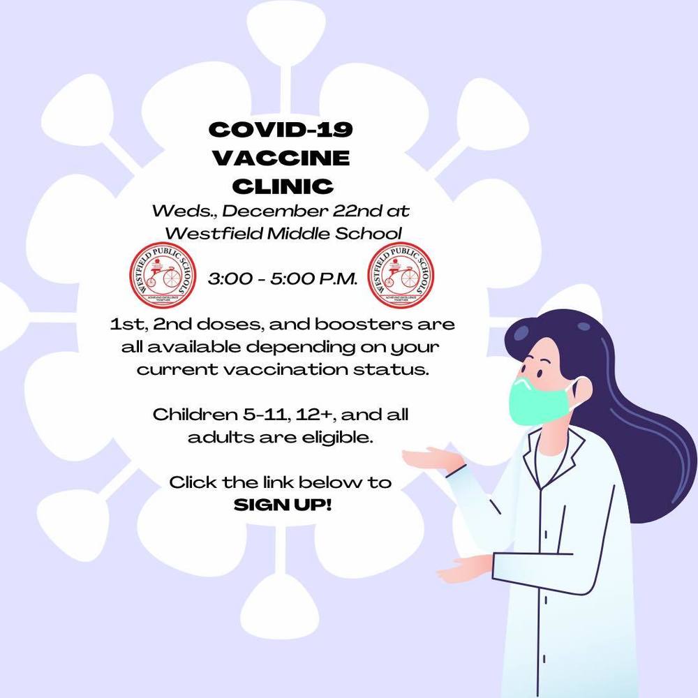 vax clinic flyer